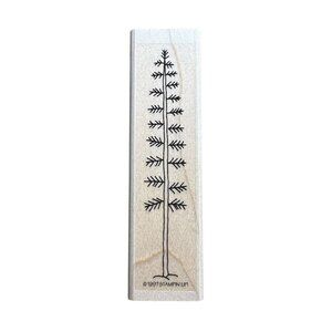 Stampin Up PINE TREE Rubber Stamp 1997 4 1/2 X 1”‎